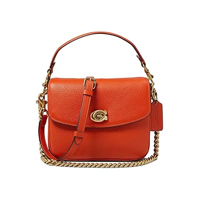 Polished Pebbled Leather Cassie Crossbody 19