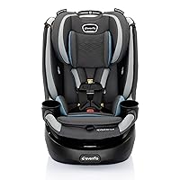 Revolve360 Slim 2-in-1 Rotational Car Seat with Quick Clean Cover (Stow Blue)