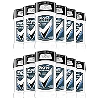 Degree Men UltraClear Antiperspirant Deodorant Fresh, Pack of 12, 72-Hour Sweat & Odor Protection Antiperspirant For Men With MotionSense Technology 2.7 oz