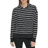 Andrew Marc Women's Long Sleeve Fashion Hoodie