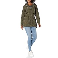 Levi's Women's Cotton Hooded Anorak Jacket (Standard & Plus Sizes)