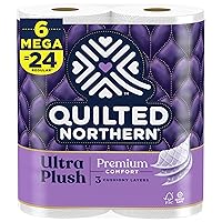 Quilted Northern Ultra Plush Toilet Paper (Pack of 1, 24 Count Total)