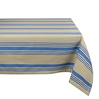 DII 100% Cotton, Machine Washable, Dinner and Holiday Tablecloth