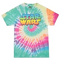STAR WARS Mens Classic T-Shirt Mens Fashion Tie Dye Shirt - Darth Vader, C3PO, R2D2 & Strom Trooper