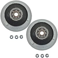 Front Suspension Strut Mount with Bearing LH & RH Kit Pair Set of 2 for BMW