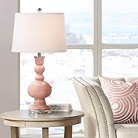 Color + Plus Rustique Warm Coral Apothecary Table Lamp
