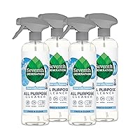 All Purpose Cleaner, Biodegradable Formula, Free & Clear, 23 oz (Pack of 4)