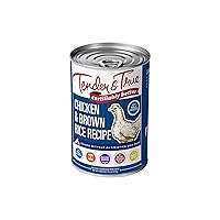 Tender & True Antibiotic-Free Chicken & Brown Rice Recipe Canned Dog Food, 13.2 oz, Case of 12