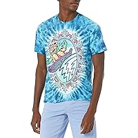 Liquid Blue Unisex-Adult Standard Grateful Dead Snowbard Bear Snowflake