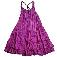 Ralph Lauren Girls' Silk Lace Dress (Size 14) Pink