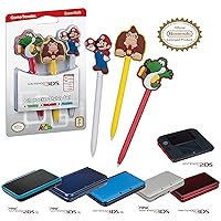 Officially Licensed Nintendo 3DS – Game Traveler Essentials – 3pc. Character Stylus Pack – Mario, Yoshi, Donkey Kong