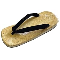 Black Setta Japanese Tatami Zouri Sandals