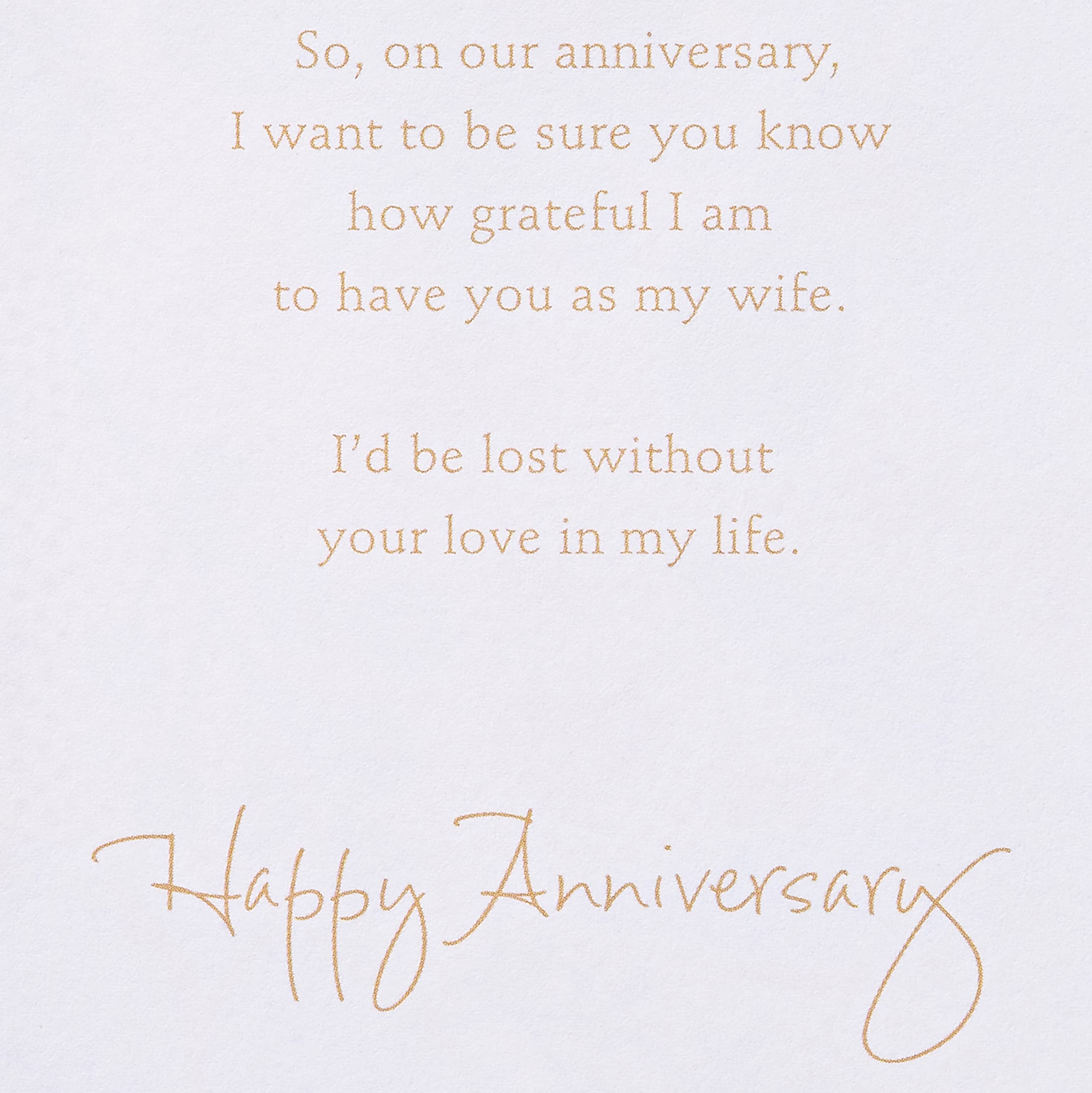 American Greetings Anniversary Card for Wife (I Notice)