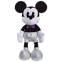 Just Play Disney100 Years of Wonder Mickey Mouse Large Plush Stuffed Animal, Officially Licensed Kids Toys for Ages 2 Up