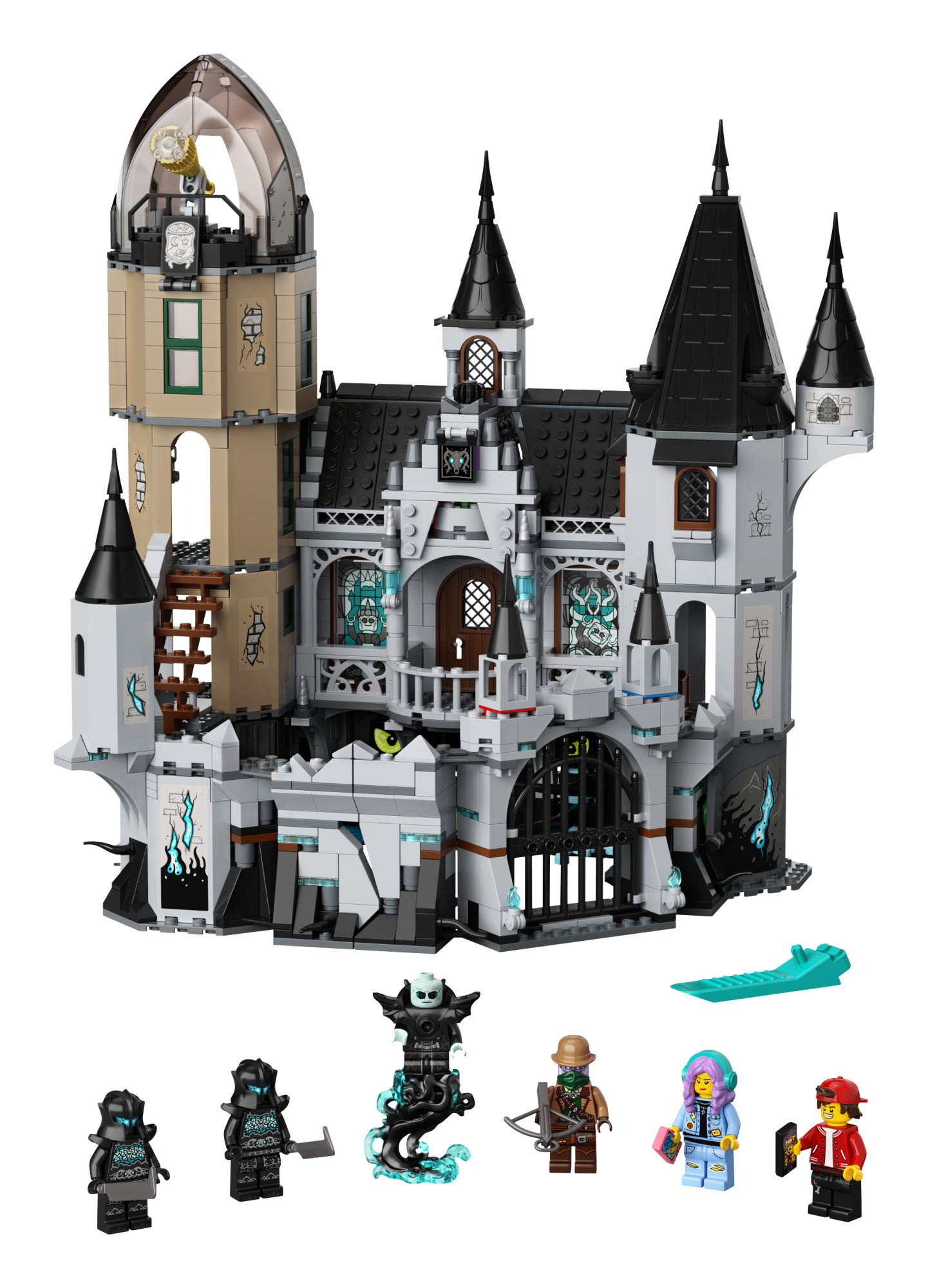 LEGO Hidden Side Mystery Castle 70437 AR Ghost Toy, Castle Model with App-Controlled Ghost Hunting Toy with Jack, Parker, Vaughn, Nehmaar Reem and 2 Shadow-Walker Minifigures (1,035 Pieces)