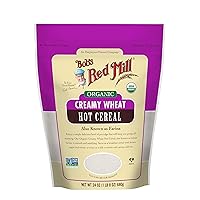 Bob's Red Mill Organic Creamy White Wheat Farina Hot Cereal, 24 Oz