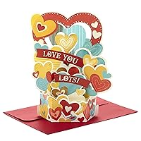 Hallmark Signature Paper Wonder Pop Up Love Card, Love You Hearts (Anniversary Card, Birthday Card, Sweetest Day Card)