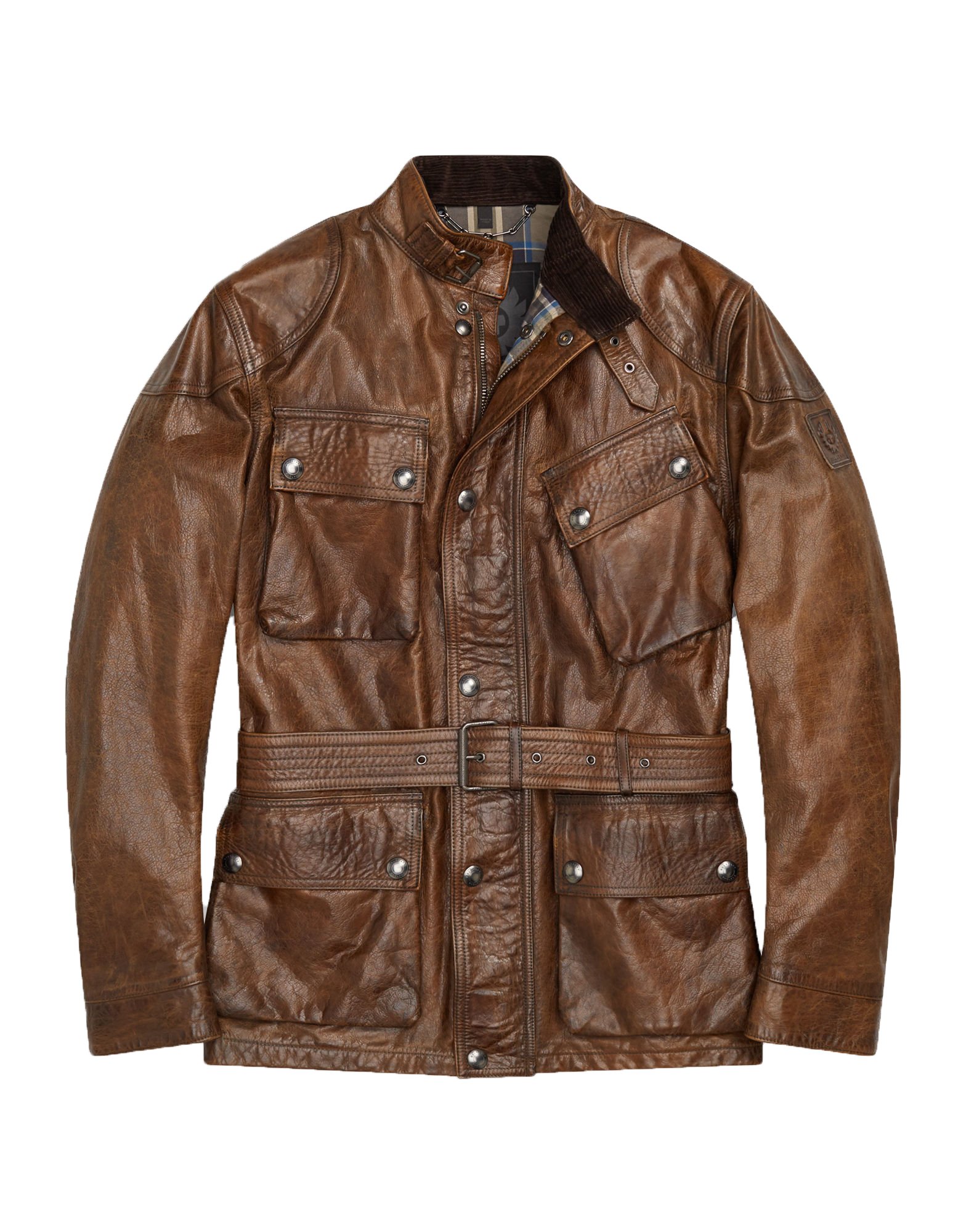 Captain Cory Mens Tough Long Spicy Look Genuine Lambskin Leather Jacket, Biker Jacket