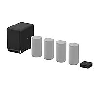 Sony HT-A9 7.1.4ch High Performance Home Theater Speaker System with Sony SA-SW5 300W Wireless Subwoofer