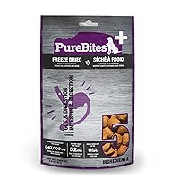 PureBites+ Gut & Digestion Freeze Dried Dog Treats, 5 Ingredients, Made in USA, 3oz