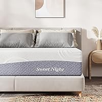 Queen Size Mattress, 10 Inch Bamboo Charcoal Cooling Gel Memory Foam Mattress for Moisture Wicking, Plush Foam Mattress for Comfy Sleep, Mattress in a Box, Luna, Gray+White