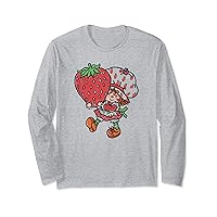 Mighty Cute Vintage Strawberry Sketch Long Sleeve T-Shirt
