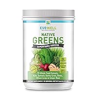 Evowell Native Greens Superfoods/greens Natural Flavor, 9.66 Ounce