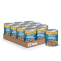 Rich & Hearty, Savory Beef Barley Vegetable Canned Soup, 18.6 oz. (Pack of 12)