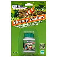 Ocean Nutrition Shrimp Wafers Food for Freshwater Shrimp 0.53-Ounces (15 Grams) Jar