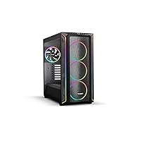 be quiet! Shadow Base 800 FX - ARGB - 4 Light Wings 140mm PWM Fans - Mid-Tower PC Gaming Case - 420mm radiators or E-ATX motherboards Support - Black - BGW63