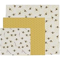 DANICA NOW DESIGNS Bees Beeswax Wrap, 3 CT