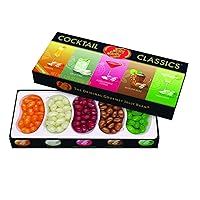 Jelly Belly Cocktail Classics Jelly Beans Gift Box, 5 Cocktail Flavors, 4.25-oz