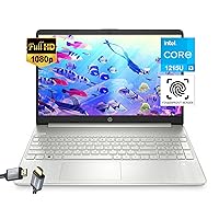 HP 15 Business Laptop - 15.6 inch FHD (1920 x 1080) Display - Intel Core i3-1215U (Beat i5-1155G7) - Win 11 Home - Battery Life up to 9 Hours - Fingerprint - w/HDMI Cable (16GB RAM | 1TB PCIe SSD)