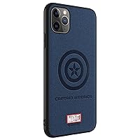 Case for iPhone 11, with Superhero Character iPhone 11 Leather Case (Blue)