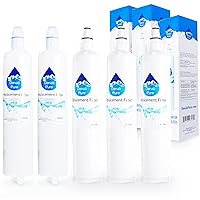 5-Pack Replacement LT600P Water Filter for LG, Kenmore, Sears Refrigerators - Compatible with LG 5231JA2006A, LG 5231JA2006B, LG LT600P, LG LFX25960ST, LG LSC27931ST, LG LRSC26925TT, LG LMX25981ST