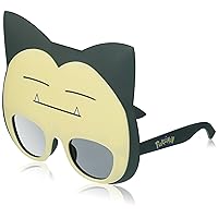 Sun-Staches Pokemon Official Snorlax Sunglasses Costume Accessory Mask UV400 One Size Fits Most