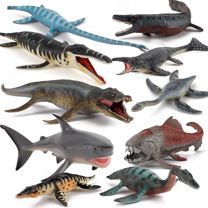Mua 10 PCS Prehistoric Ocean Sea Marine Dinosaur Animal Model Figures  Figurines Party Favors Supplies Cake Toppers Decoration Collection Set Toys  for 5 6 7 8 Years Old Boys Girls Kid Toddlers
