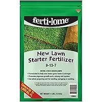 Fertilome (10904) New Lawn Starter Fertilizer 9-13-7 (4 lbs.)