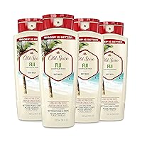 Men's Body Wash Fiji with Palm Tree, 18 oz (Pack of 4)