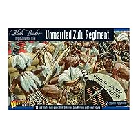 Warlord Black Powder Anglo-Zulu War Unmarried Zulu Impi Military Table Top Wargaming Plastic Model Kit 302014604