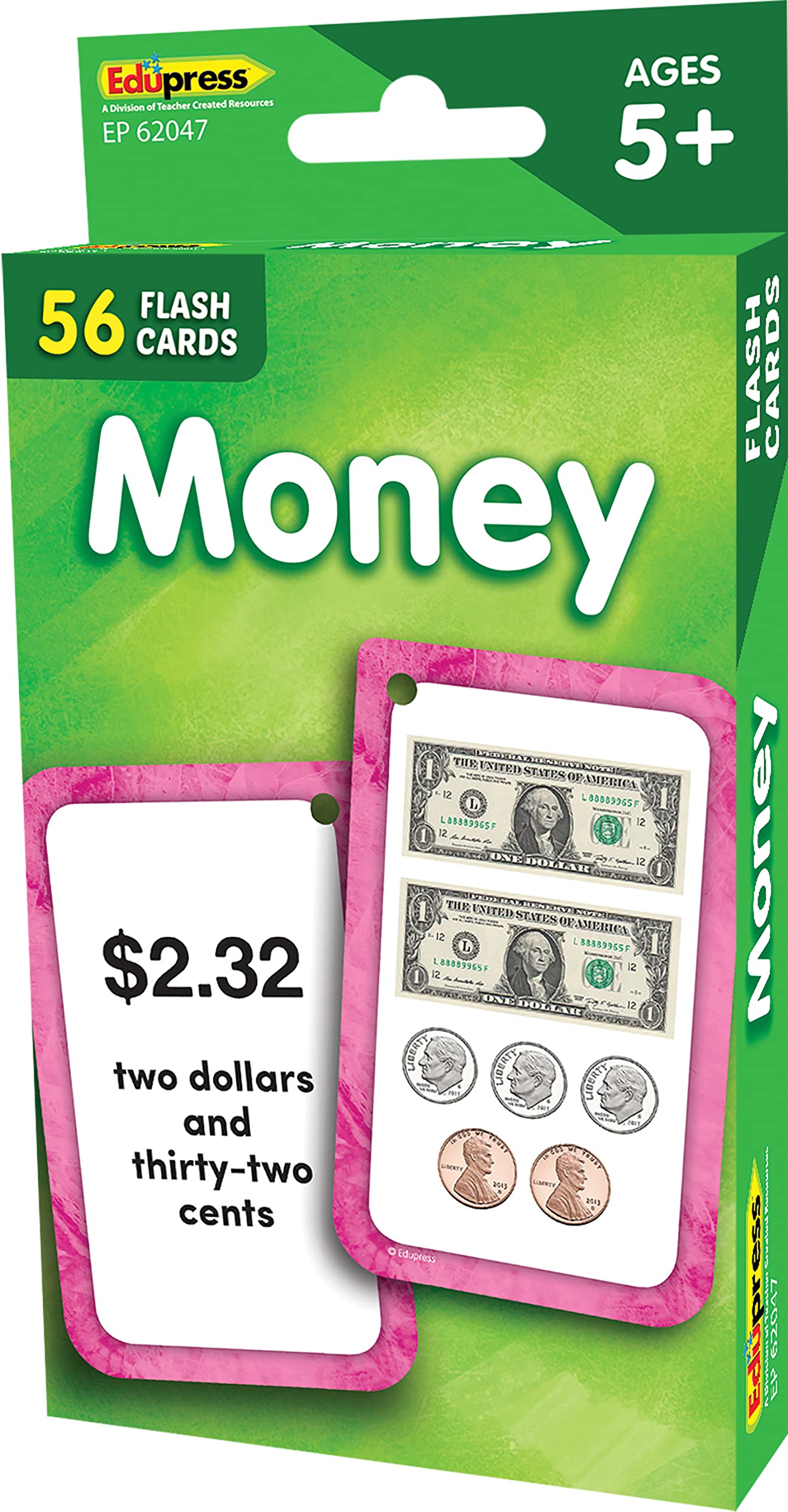 Teacher Created Resources Money Flash Cards (EP62047) 3-1/8
