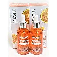 Vitamin C Face Serum | Hyaluronic Acid , Firming and Anti Aging ( Pack of 2 ) + 1 Pair of Collagen Crystal Eye Mask