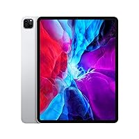2020 Apple iPad Pro (12.9-inch, Wi-Fi + Cellular, 1TB) - Silver (4th Generation) (Renewed)