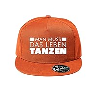 OwnDesigner Man muss das Leben tanz, unisex baseball cap, base cap, men's snapback cap