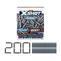XShot Darts Refill Pack by ZURU Universally Compatible Foam Darts Refill Pack (200 Darts)