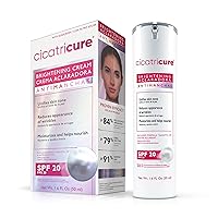 Cicatricure Brightening Facial Moisturizer, 3-in-1 Face Cream with Anti-Wrinkle Q Acetyl 10 & Nutri-Aclarant, SPF 20, Brighten & Even Skin Tone 1.6 fl oz