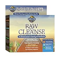 Garden of Life Detox Cleanse Raw Cleanse Fast-Acting 7 Day Cleanse and Detox Formula for Immune System Support, Liver Cleanse and Toxin Removal - Powder and Capsules - Fiber, Greens, Probiotics