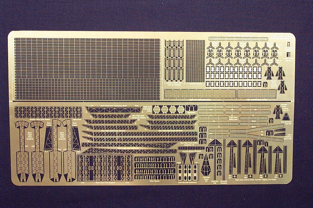 Gold Medal Models 1/400-1/450 Scale Akagi 450-8 Photoetch