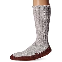 Acorn Mens and Womens Original Slipper Socks - Cloud Cushion, Ragg Wool, Moisture-Wicking, Suede Sole