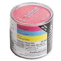 PanPastel 30033 Pearlescent Primary 3 Color Ultra Soft Artist Pastel Set w/Sofft Tools & Palette Tray
